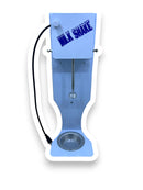 Máquina de Milk Shake CM 2014 Branca de Parede - 1500 Watts com Suporte Anti-Respingos em Acrílico